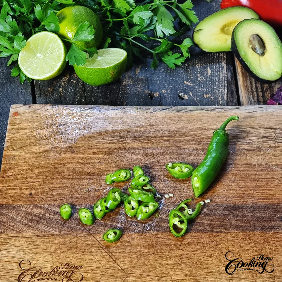 slice jalapeno